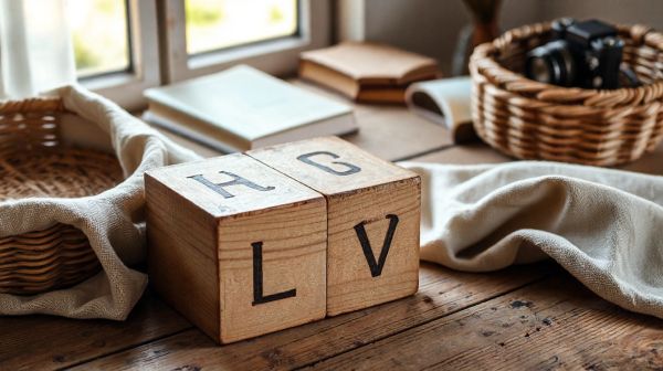 10 idées créatives pour utiliser des cubes lettres en bois dans la déco