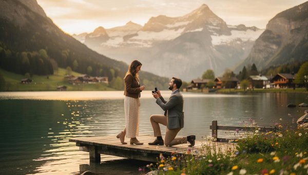 La demande en mariage en Suisse : les tendances et conseils pour 2026